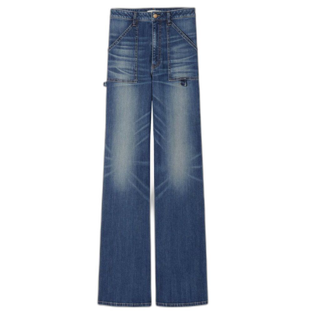 Nili Lotan Quentin high-rise stretch straight leg jeans classic wash - Size 31
